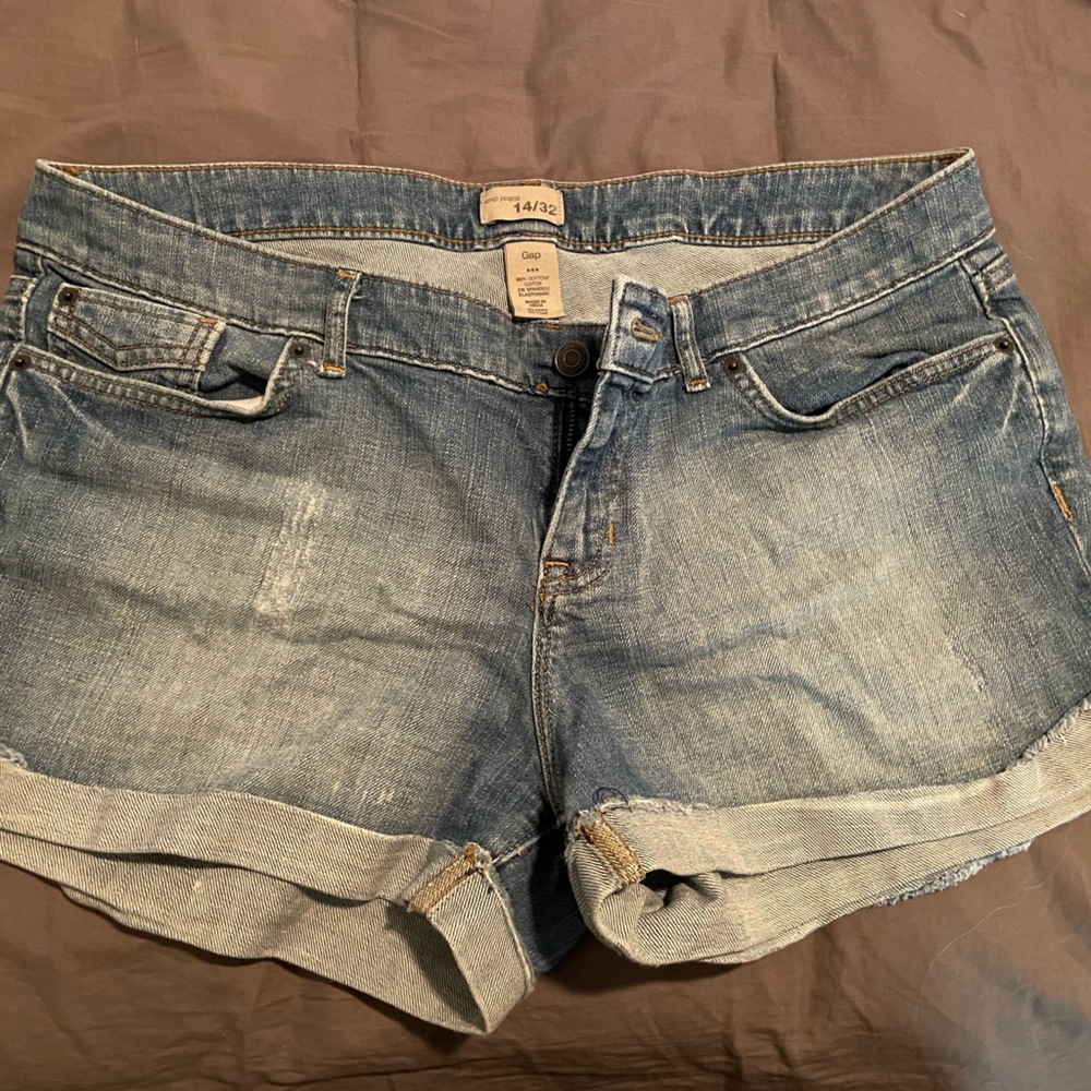 Light Blue Gap Denim Shorts
